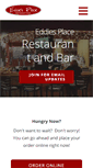 Mobile Screenshot of eddiesplacerestaurant.com